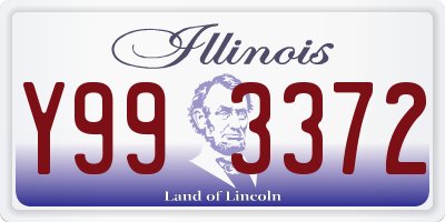 IL license plate Y993372