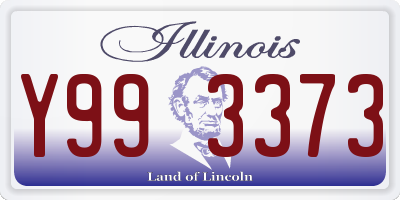 IL license plate Y993373