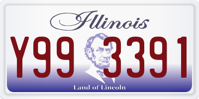 IL license plate Y993391