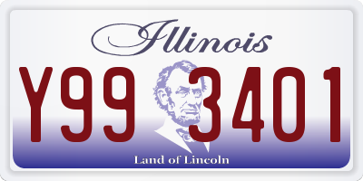 IL license plate Y993401