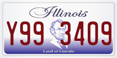 IL license plate Y993409