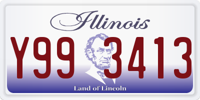 IL license plate Y993413