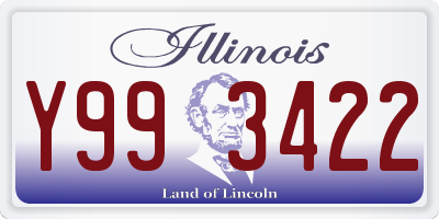 IL license plate Y993422