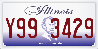 IL license plate Y993429
