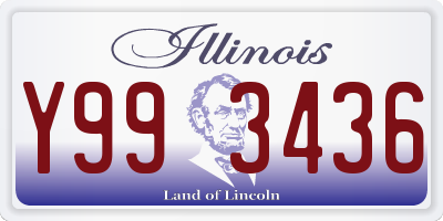 IL license plate Y993436
