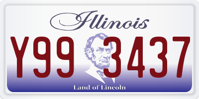 IL license plate Y993437