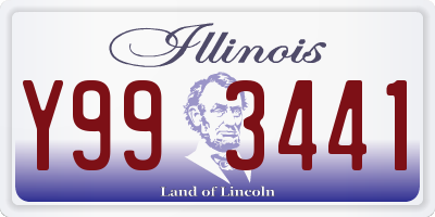 IL license plate Y993441