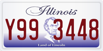 IL license plate Y993448