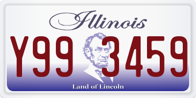 IL license plate Y993459