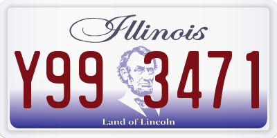 IL license plate Y993471