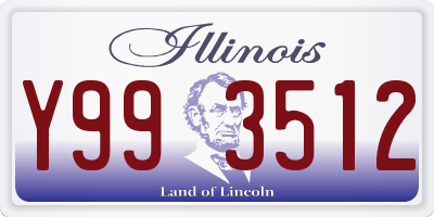 IL license plate Y993512