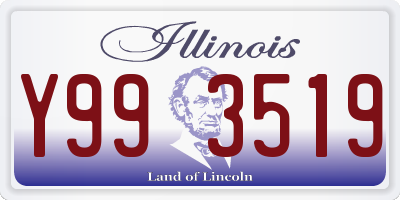 IL license plate Y993519