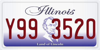 IL license plate Y993520