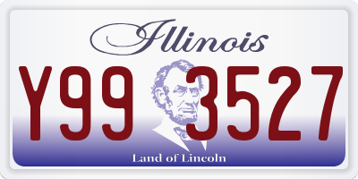 IL license plate Y993527