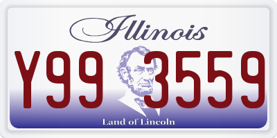 IL license plate Y993559