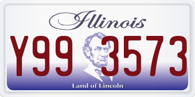 IL license plate Y993573