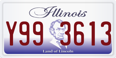 IL license plate Y993613