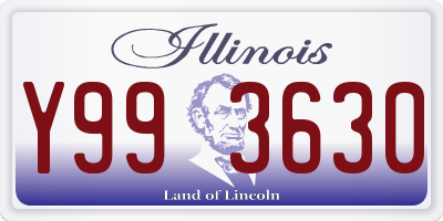 IL license plate Y993630