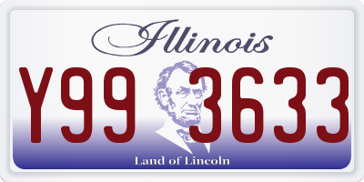 IL license plate Y993633