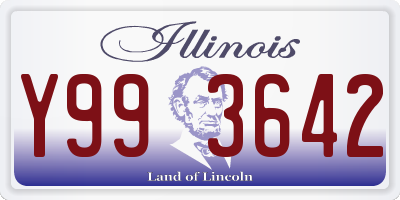 IL license plate Y993642