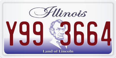 IL license plate Y993664