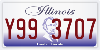 IL license plate Y993707