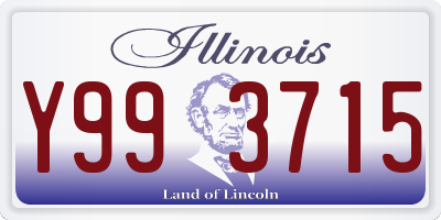 IL license plate Y993715