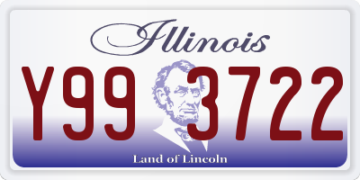 IL license plate Y993722