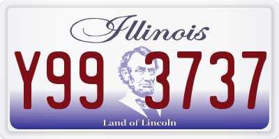 IL license plate Y993737