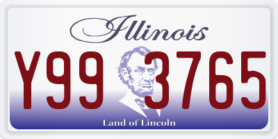IL license plate Y993765
