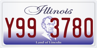 IL license plate Y993780
