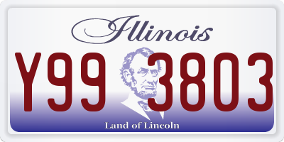 IL license plate Y993803