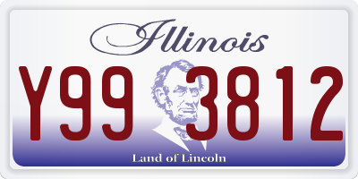 IL license plate Y993812