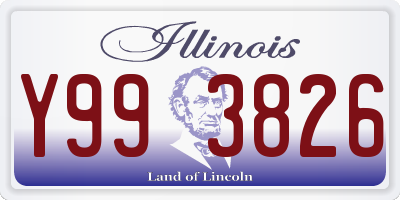 IL license plate Y993826
