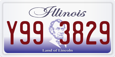 IL license plate Y993829