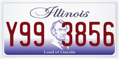 IL license plate Y993856
