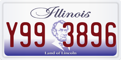 IL license plate Y993896