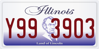 IL license plate Y993903