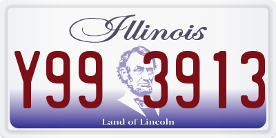 IL license plate Y993913