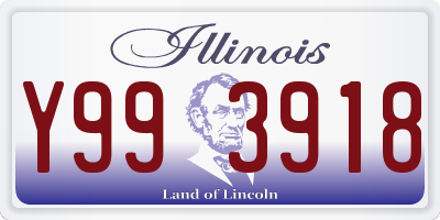IL license plate Y993918