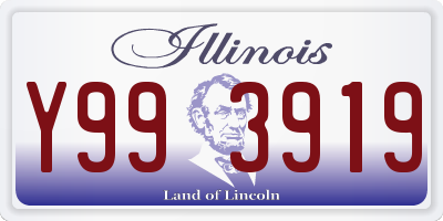 IL license plate Y993919