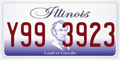 IL license plate Y993923