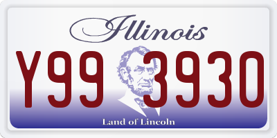 IL license plate Y993930