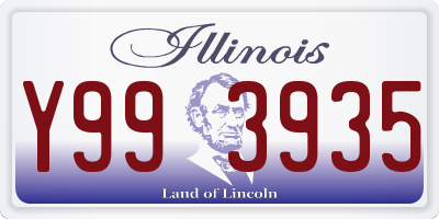 IL license plate Y993935