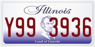 IL license plate Y993936