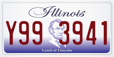 IL license plate Y993941