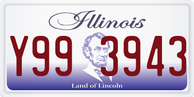 IL license plate Y993943