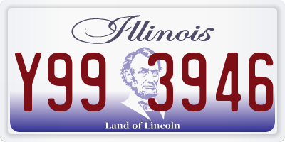 IL license plate Y993946