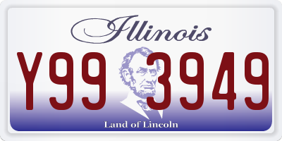 IL license plate Y993949