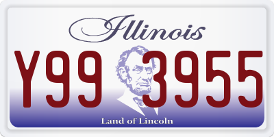 IL license plate Y993955